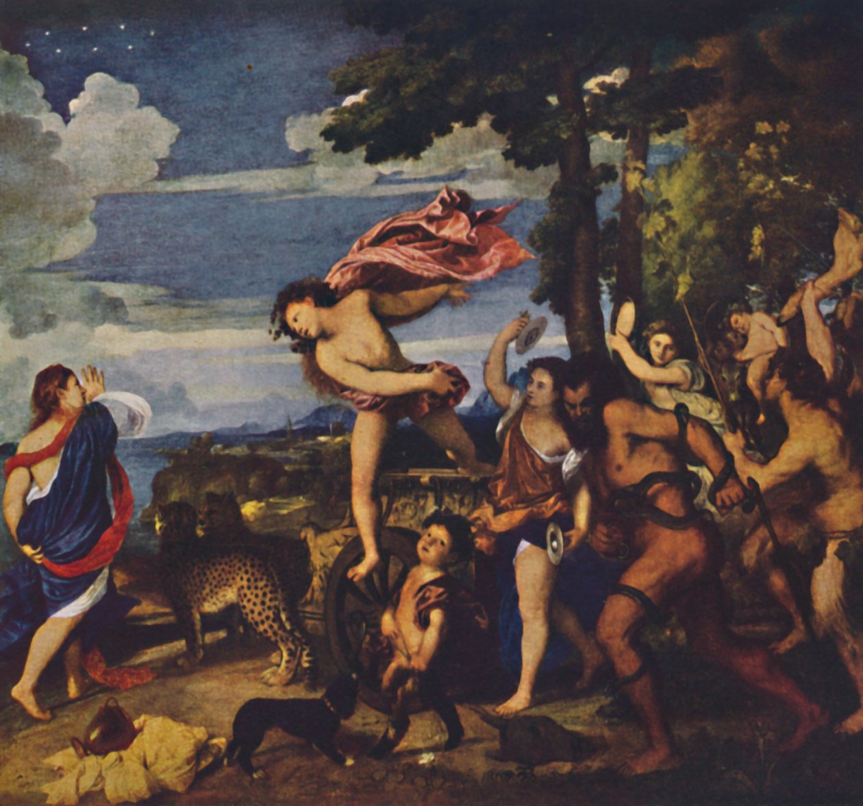 Bacchus és Ariadne, 1520-1523, 1950. alkotó: Tiziano Vecelli