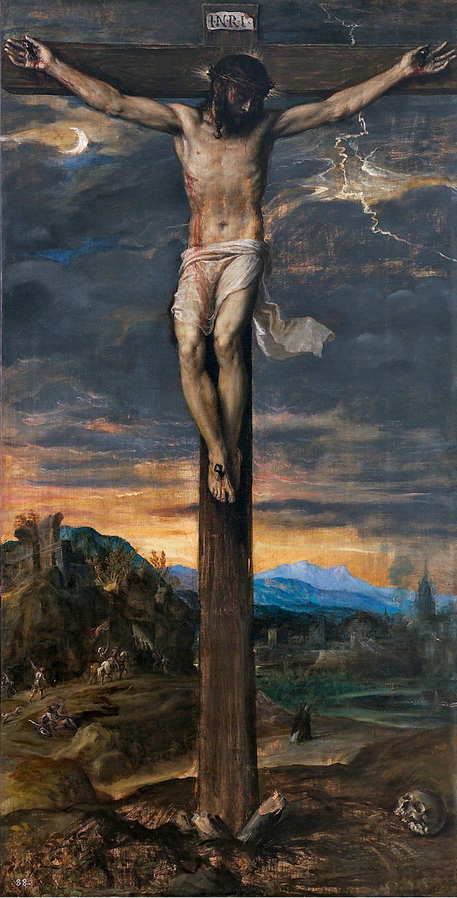 Krisztus a kereszten, c. 1565. alkotó: Tiziano Vecelli