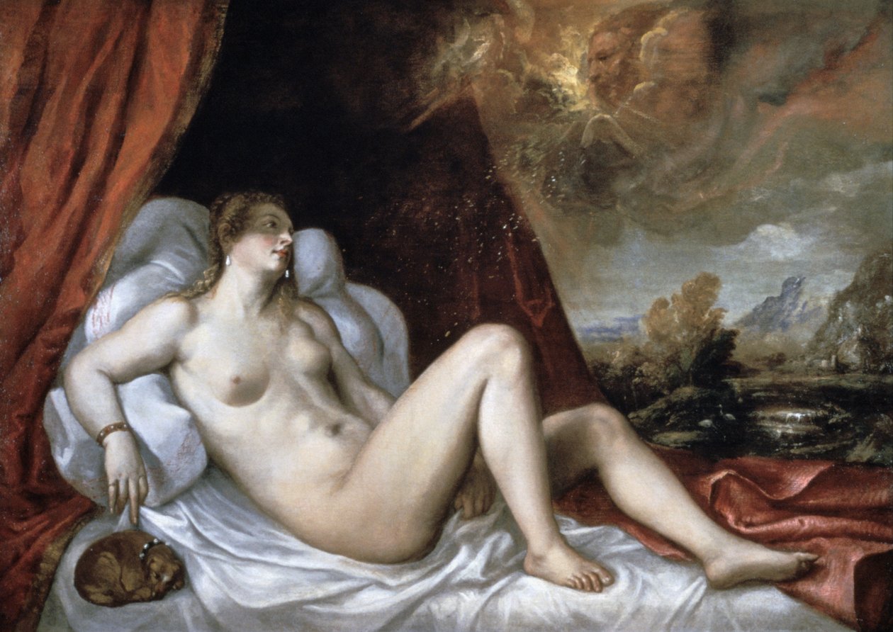 Danae, 16. század alkotó: Tiziano Vecelli