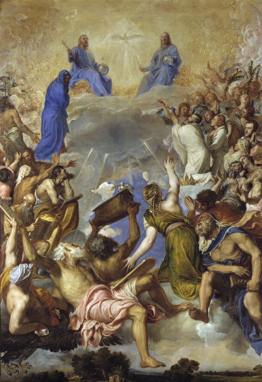 Gloria, 1551-1554 alkotó: Tiziano Vecelli