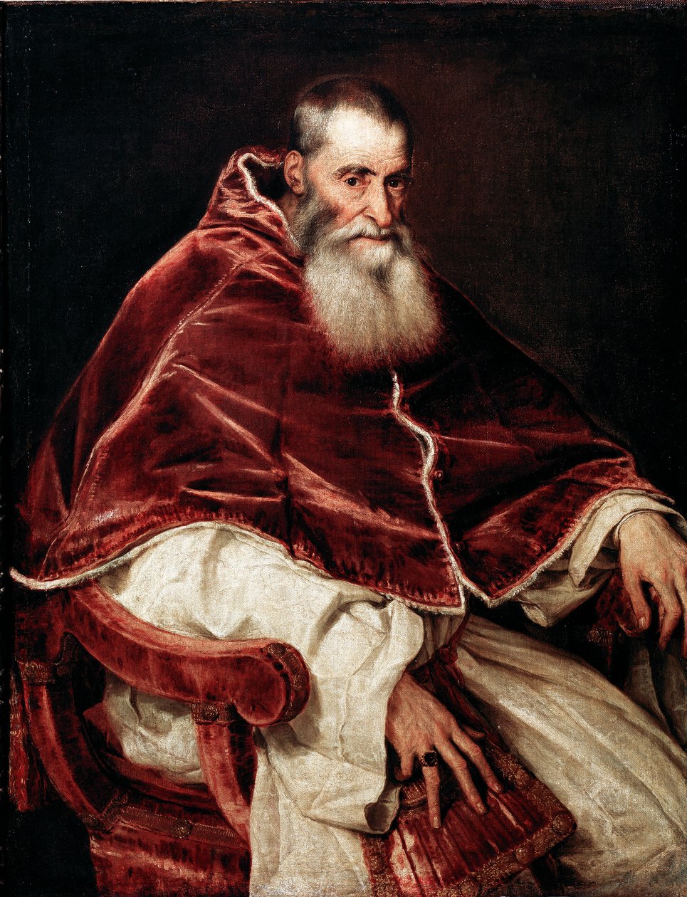Pál pápa portréja III alkotó: Tiziano Vecelli