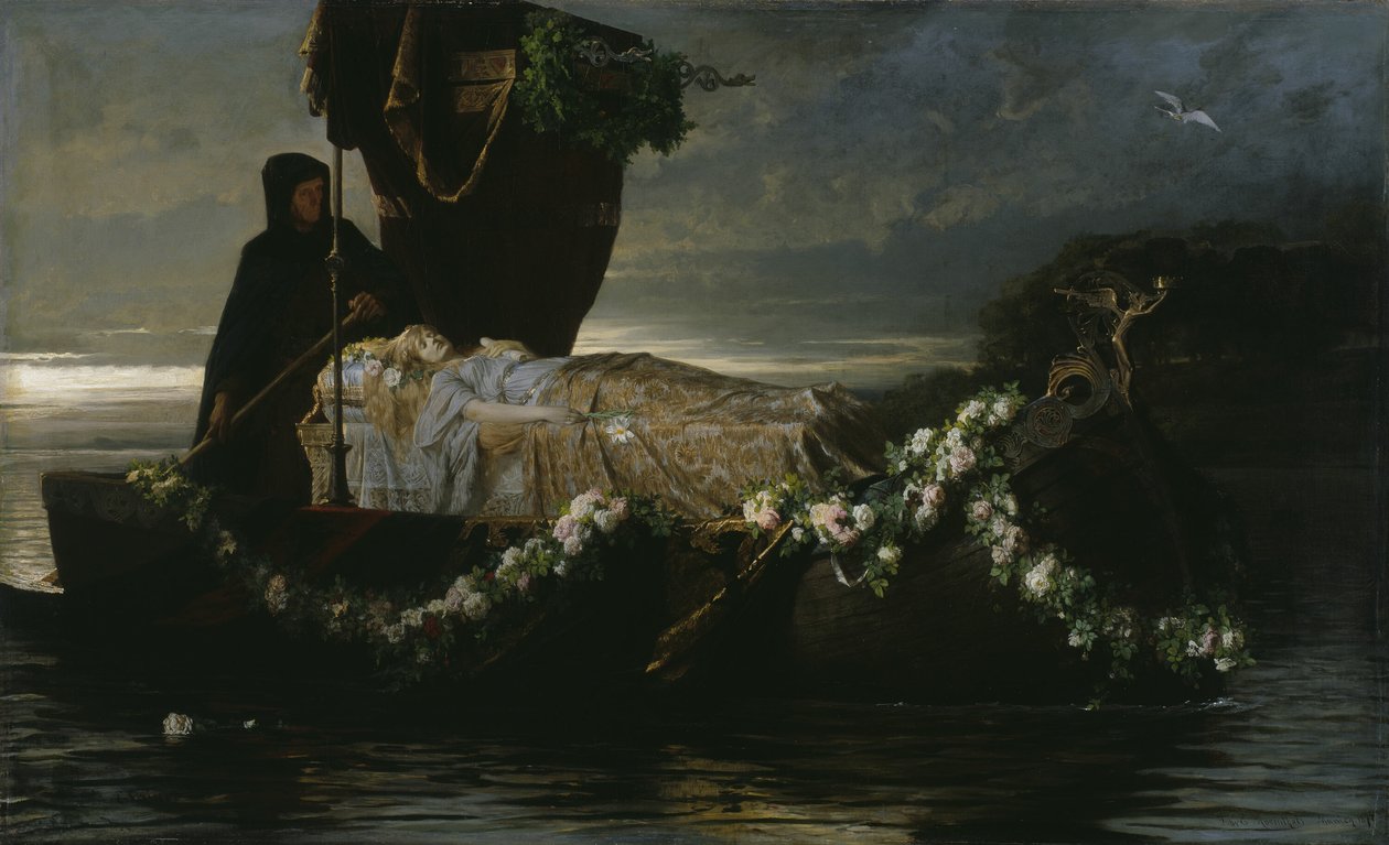 Elaine, 1874. alkotó: Toby E Rosenthal