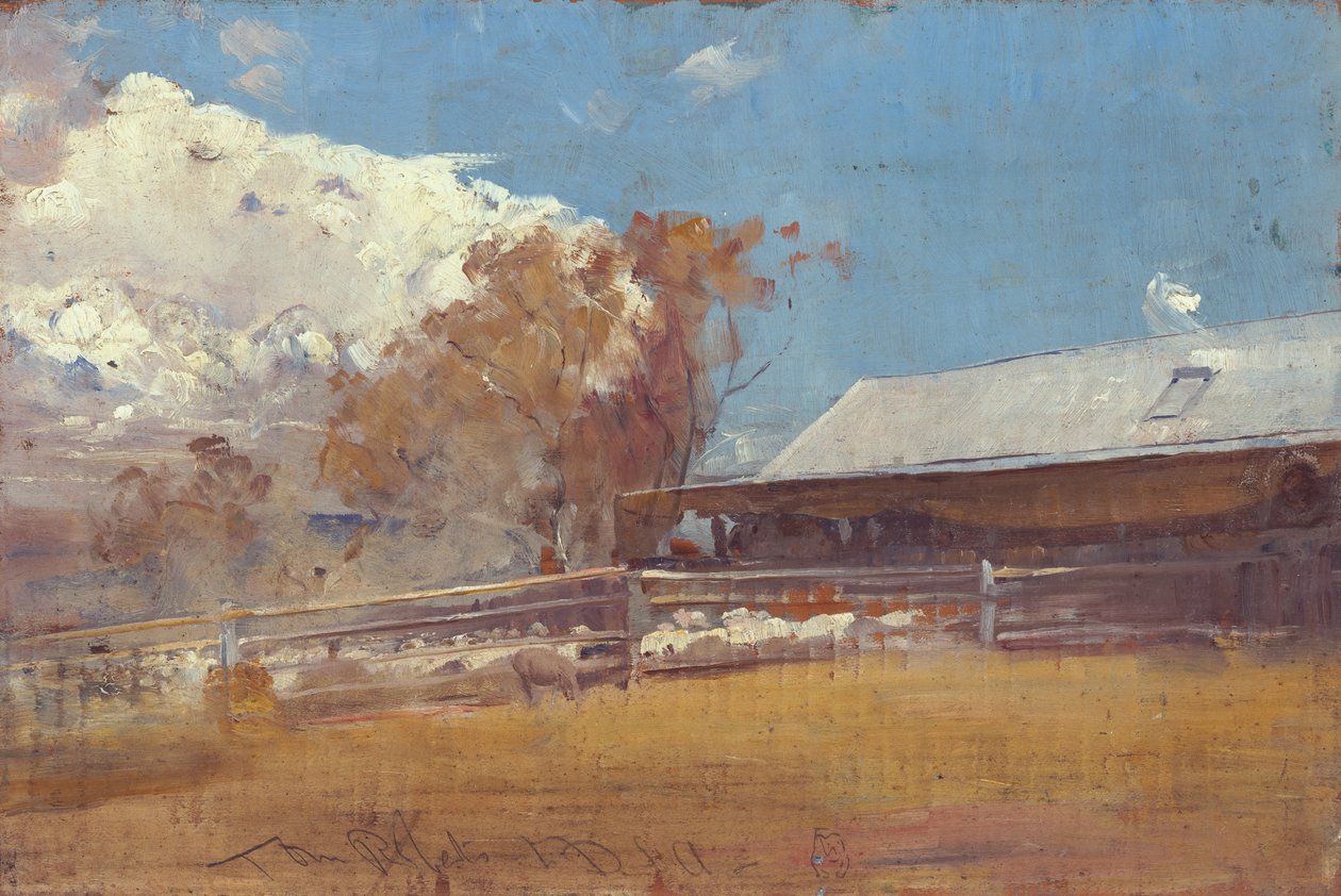 Nyíró fészer, Newstead alkotó: Tom Roberts