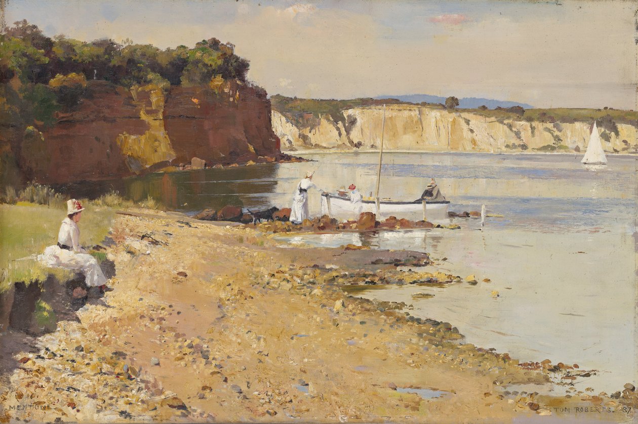Szunnyadó tenger, Mentone alkotó: Tom Roberts