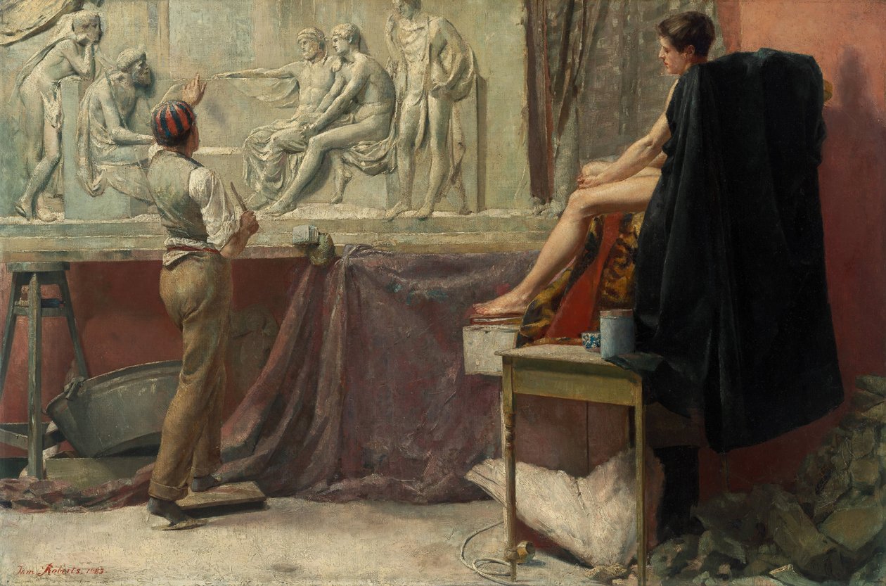 A szobrászok műterme alkotó: Tom Roberts