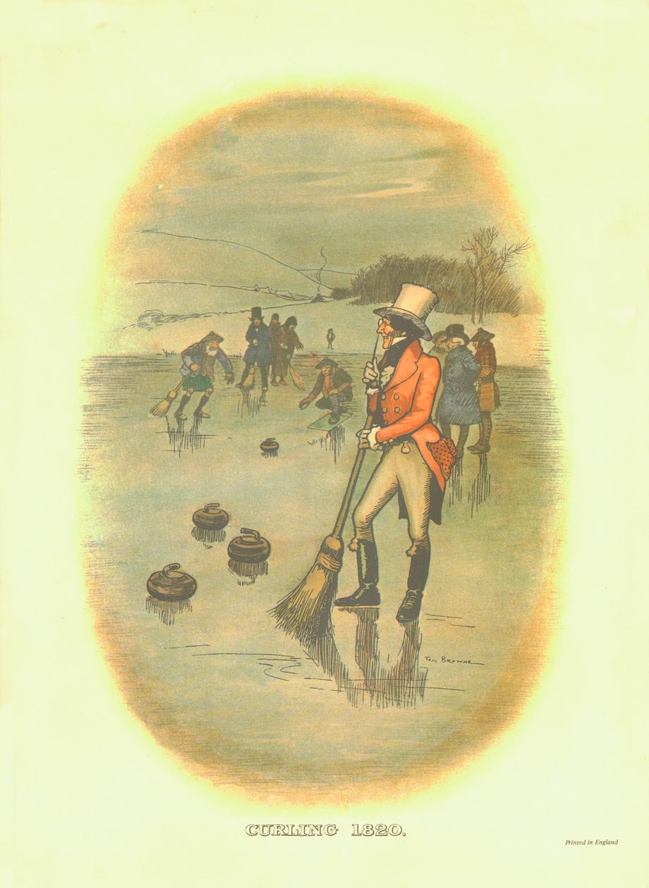 Curling, 1820, c1910. alkotó: Tom Browne