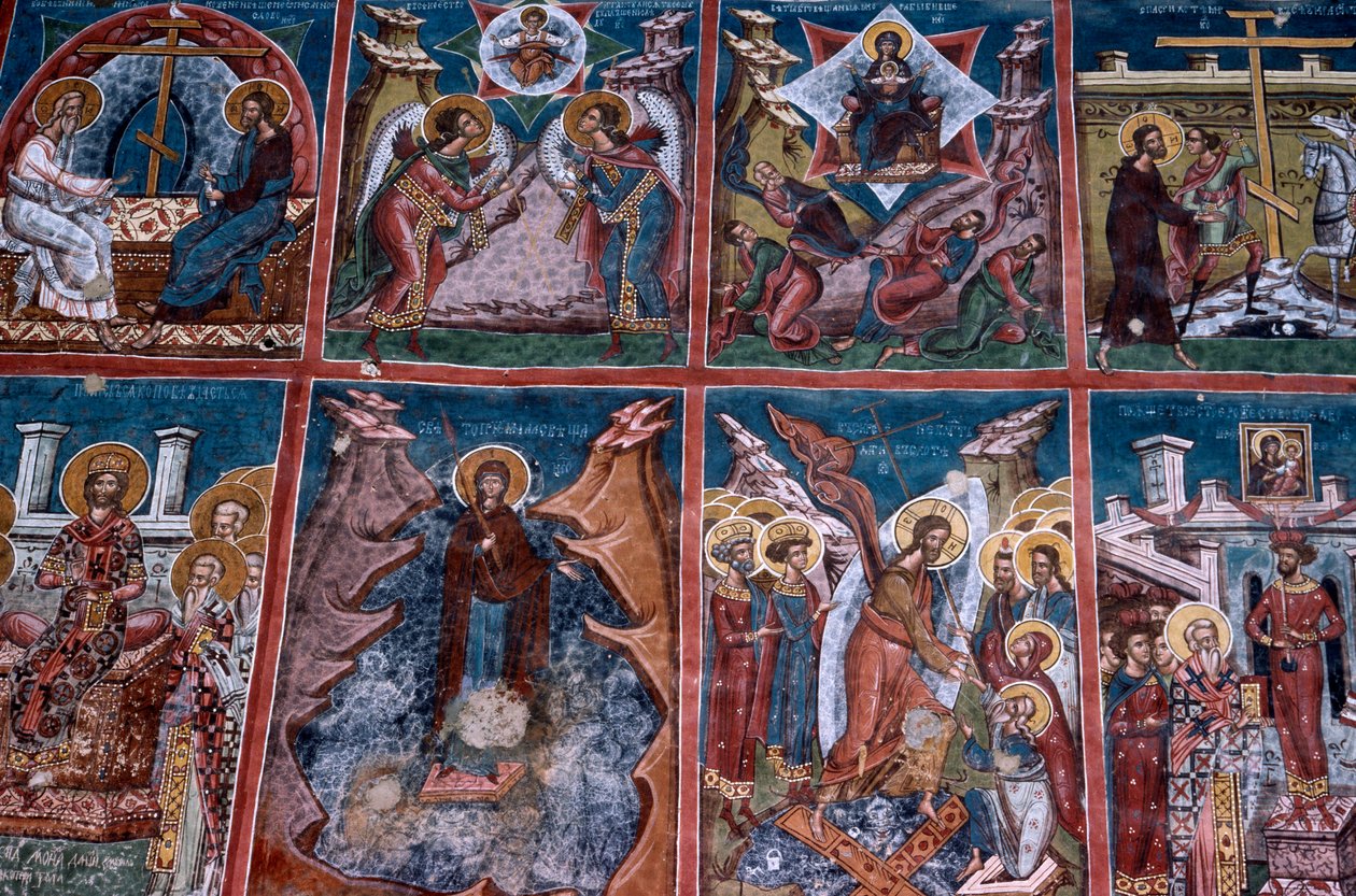 Moldovita kolostor (friss) alkotó: Toma de la Suceava