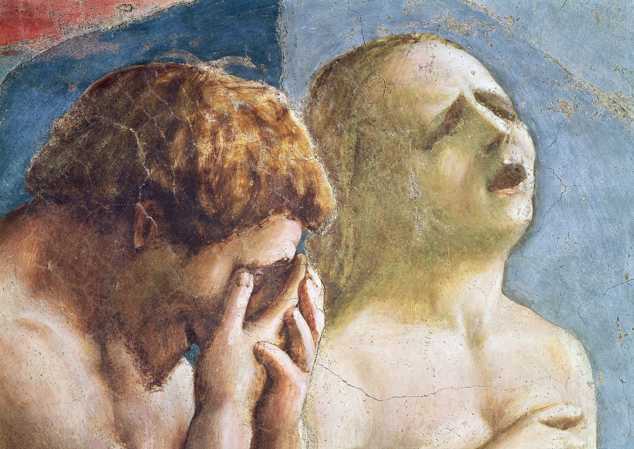 Ádám és Éva a Paradicsomból száműzve, 1427 körül (részlet) (lásd még: 30029, 200134, 200135) alkotó: Tommaso Masaccio