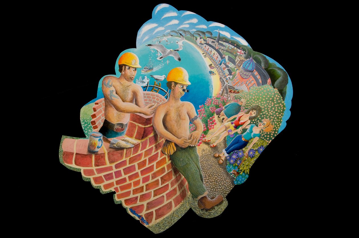 The Young Builder, 2010 (akril a fedélzeten) alkotó: Tony Todd