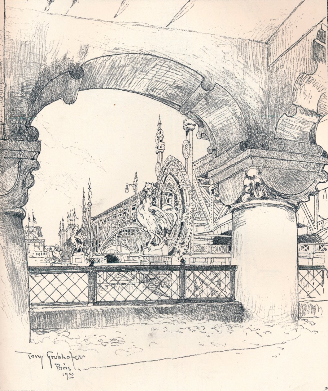 Oszlopsor a Pont des Invalides közelében, 1900 alkotó: Tony Grubhofer