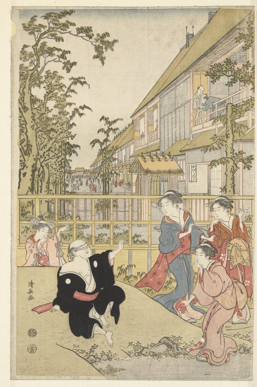 vak embert játszik alkotó: Torii Kiyonaga