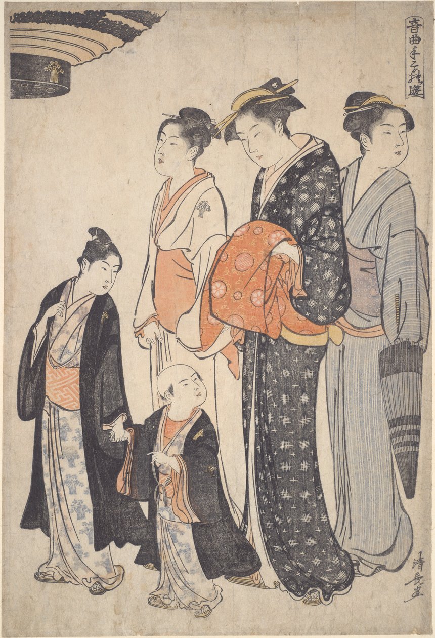A zenei időtöltésekből alkotó: Torii Kiyonaga