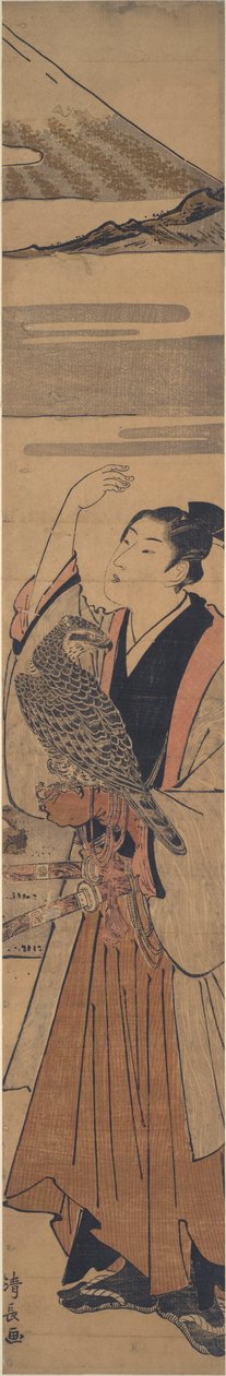 Fiatal solymász alkotó: Torii Kiyonaga