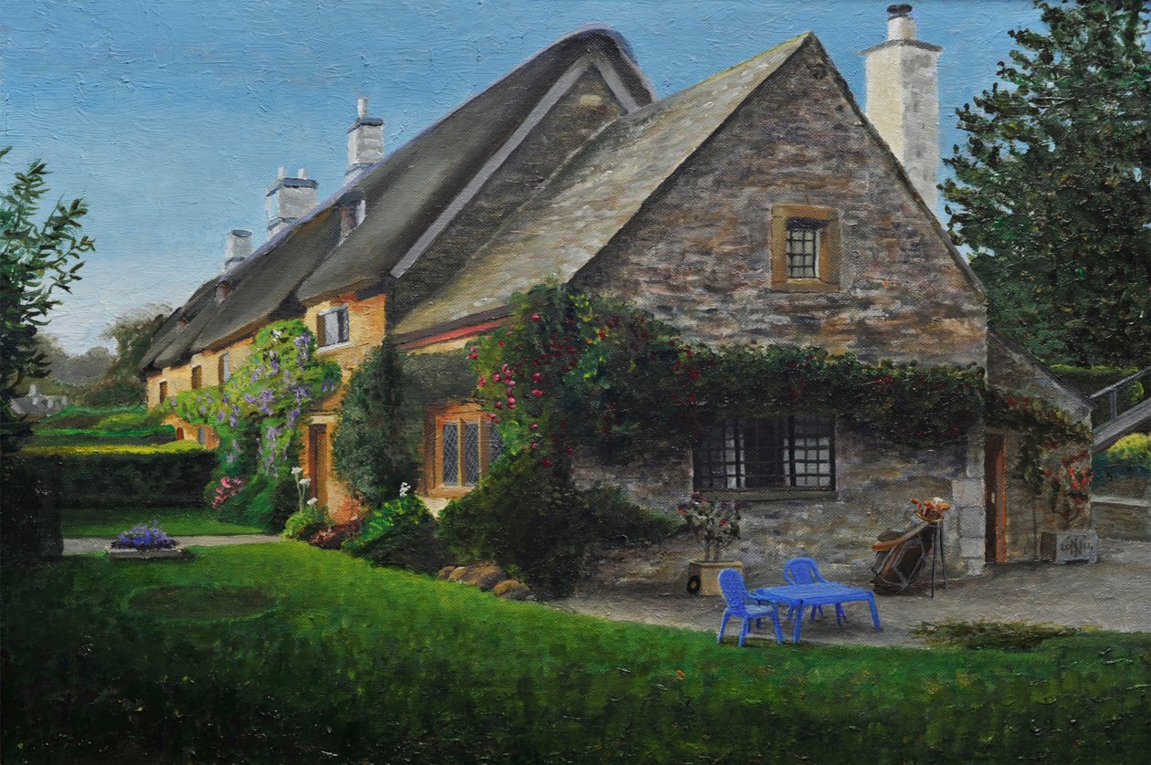 Tetőfedeles házikó, Great Tew, 2014 alkotó: Trevor Neal