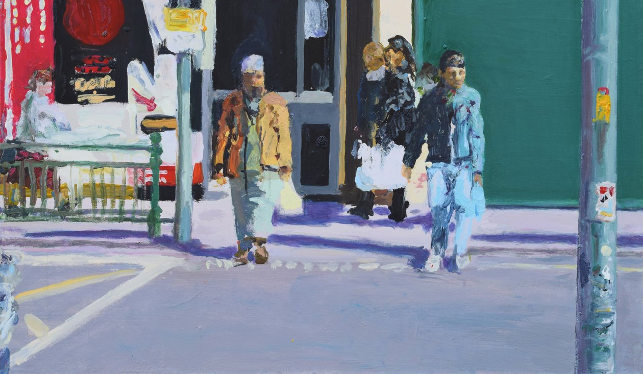Utcai kereszteződés, 2009 (olaj, vászon) alkotó: Trevor Burgess