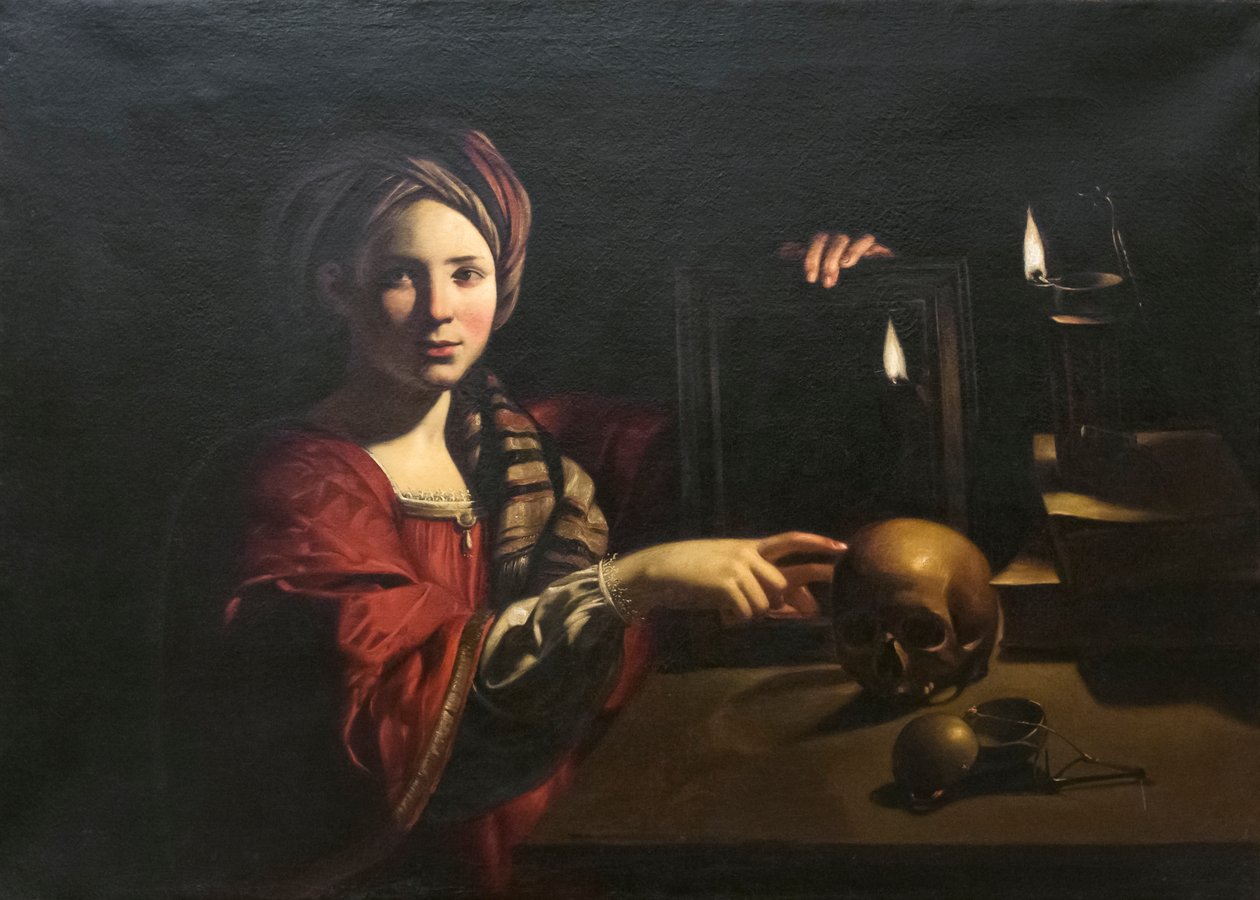 Vanitas, a hiúság allegóriája alkotó: Trophime Bigot
