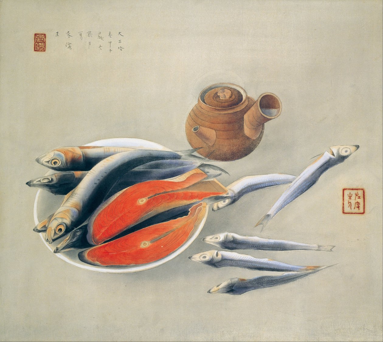 Csendélet alkotó: Tsuchida Bakusen