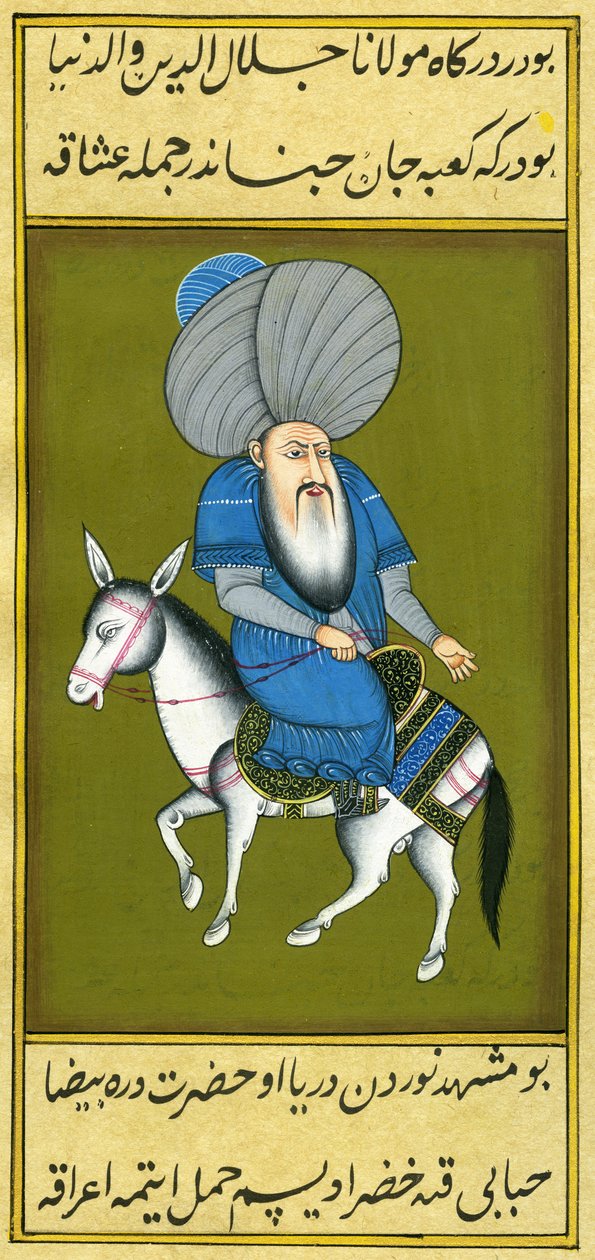 Naszreddin Hodzsa hátrafelé lovagol alkotó: Turkish School