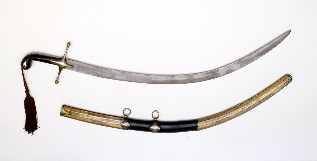 Török Cimeter. 19. század. alkotó: Turkish School