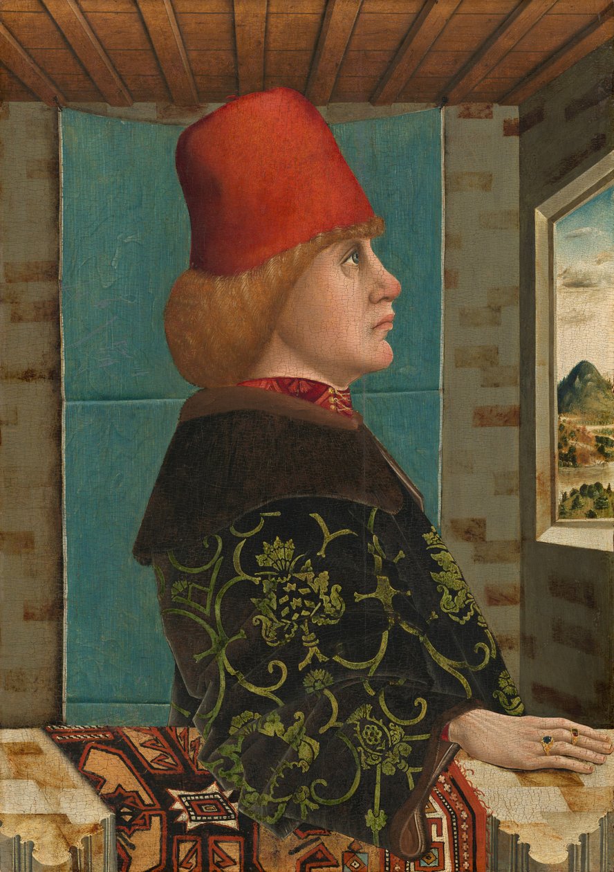 Egy férfi portréja alkotó: Tyrolean 15th Century
