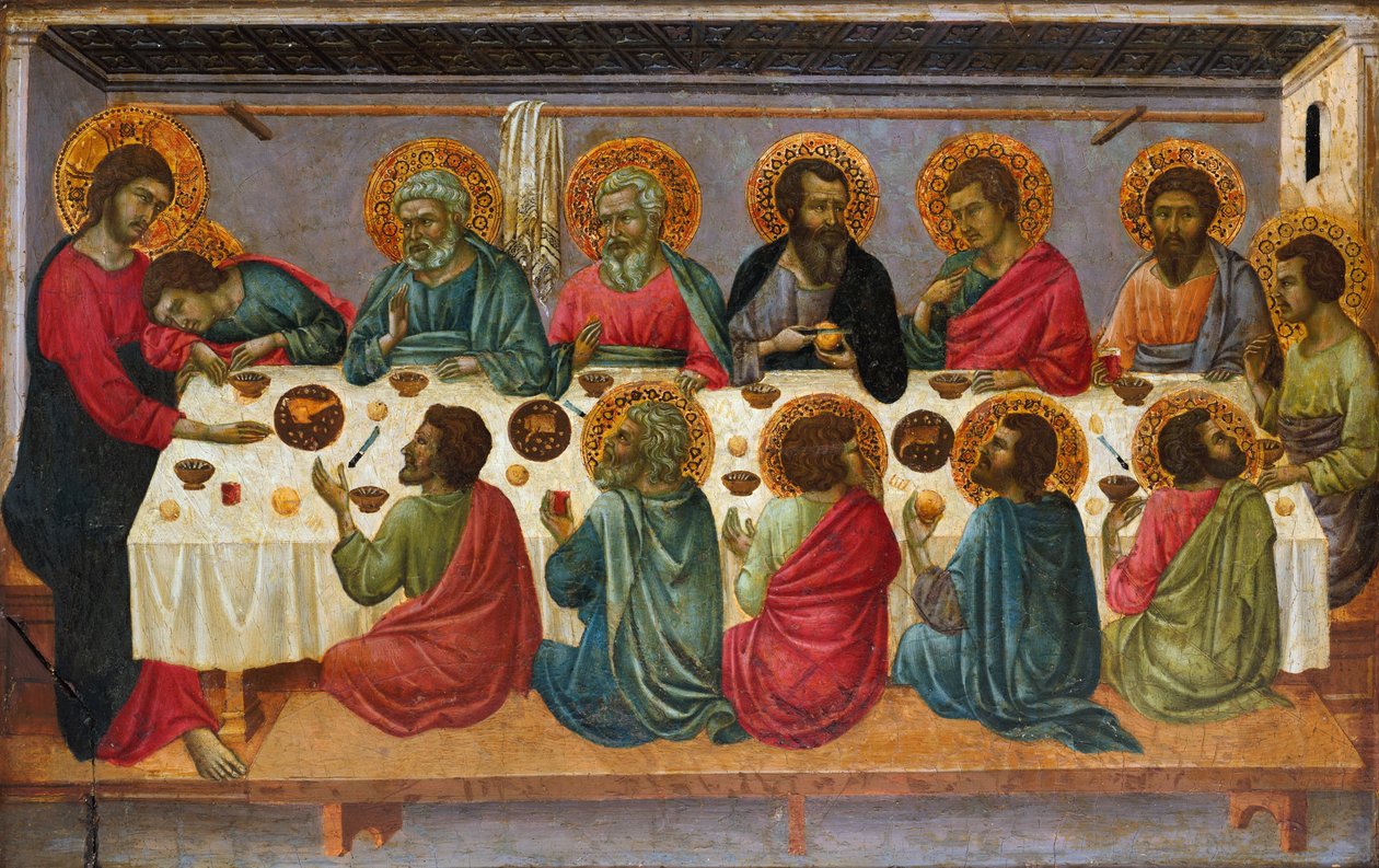 Az utolsó vacsora, 1310-1315 alkotó: Ugolino di Nerio