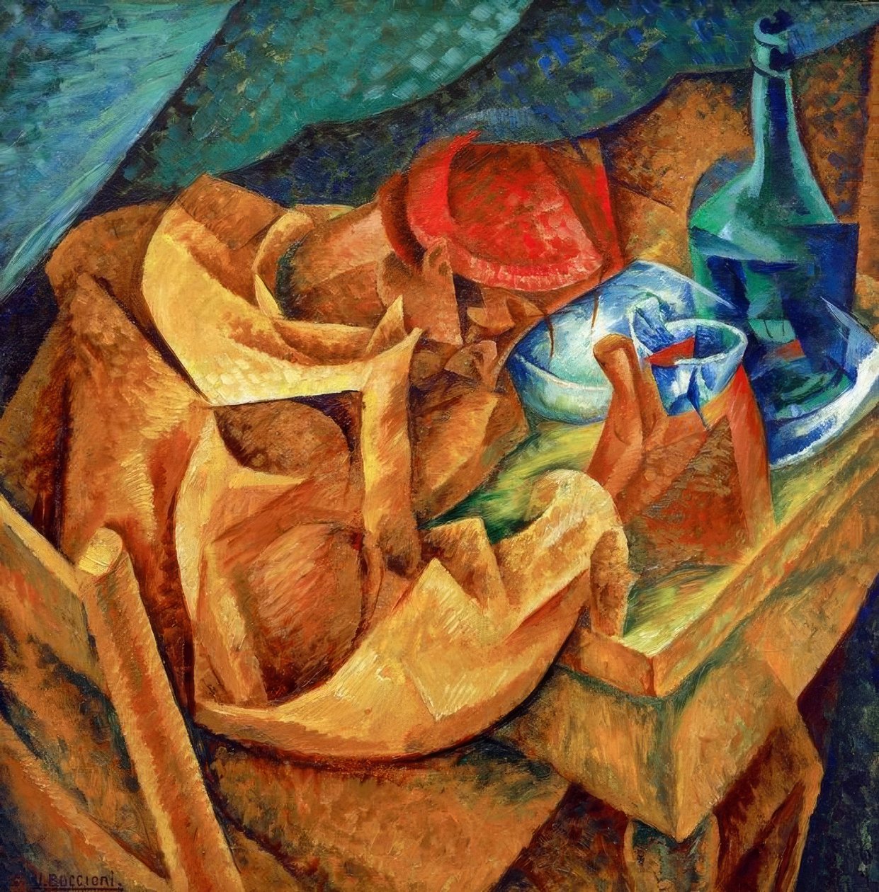 Az ivó alkotó: Umberto Boccioni
