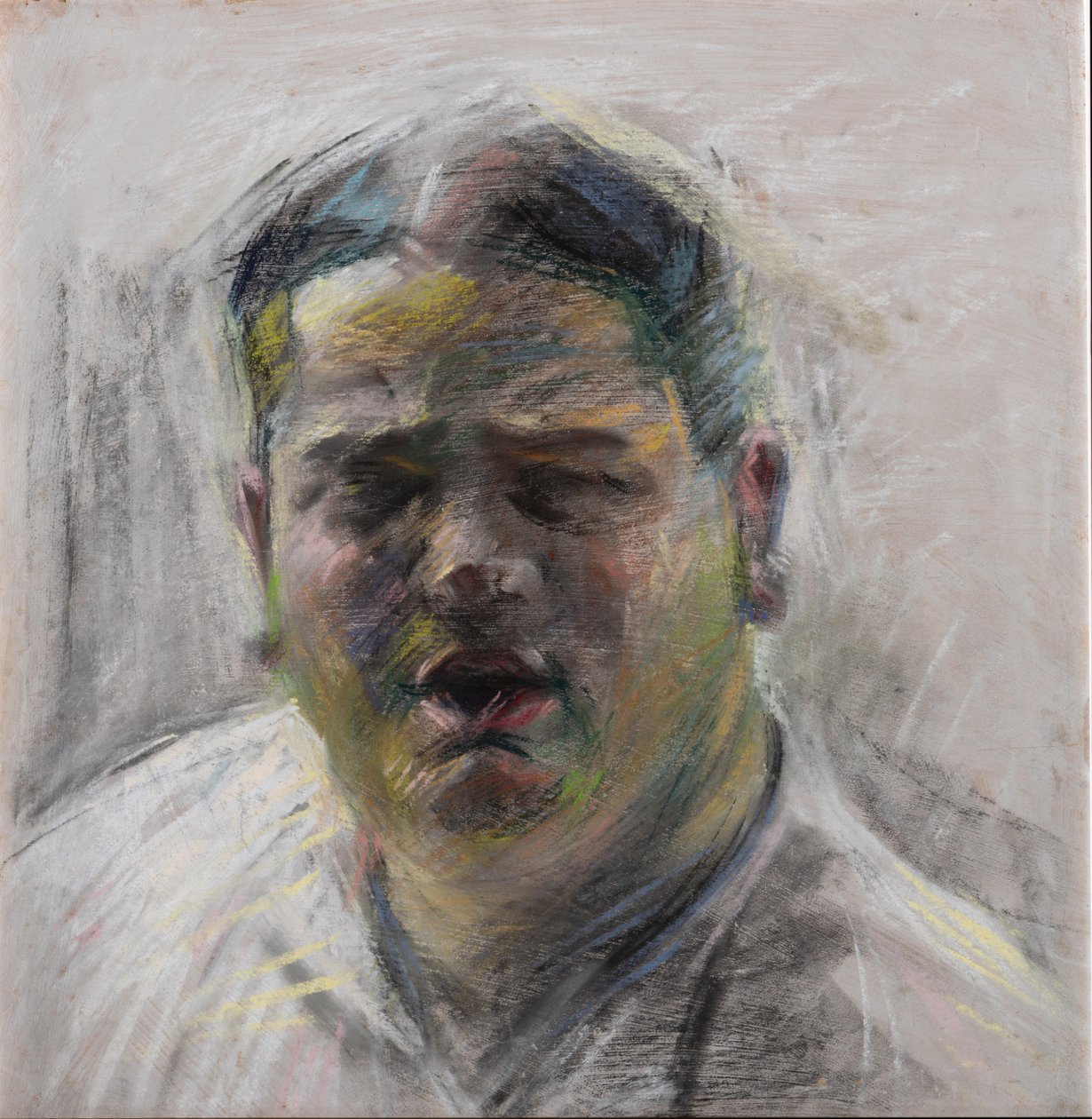 Armando Mazza portréja 1884-1964, 1909-1910. alkotó: Umberto Boccioni