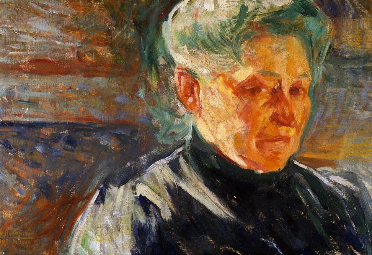 Anya portréja alkotó: Umberto Boccioni
