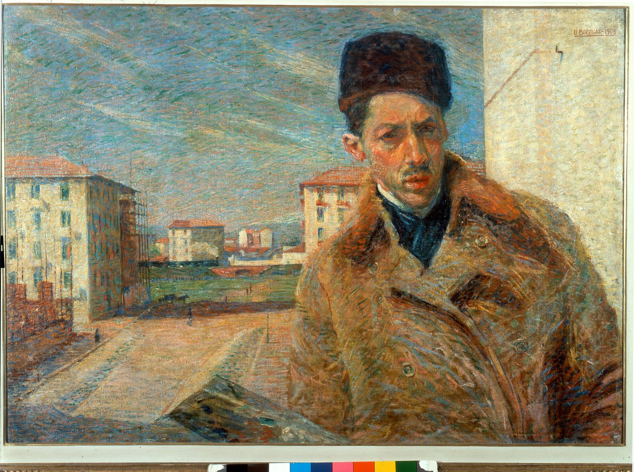 Önarckép alkotó: Umberto Boccioni