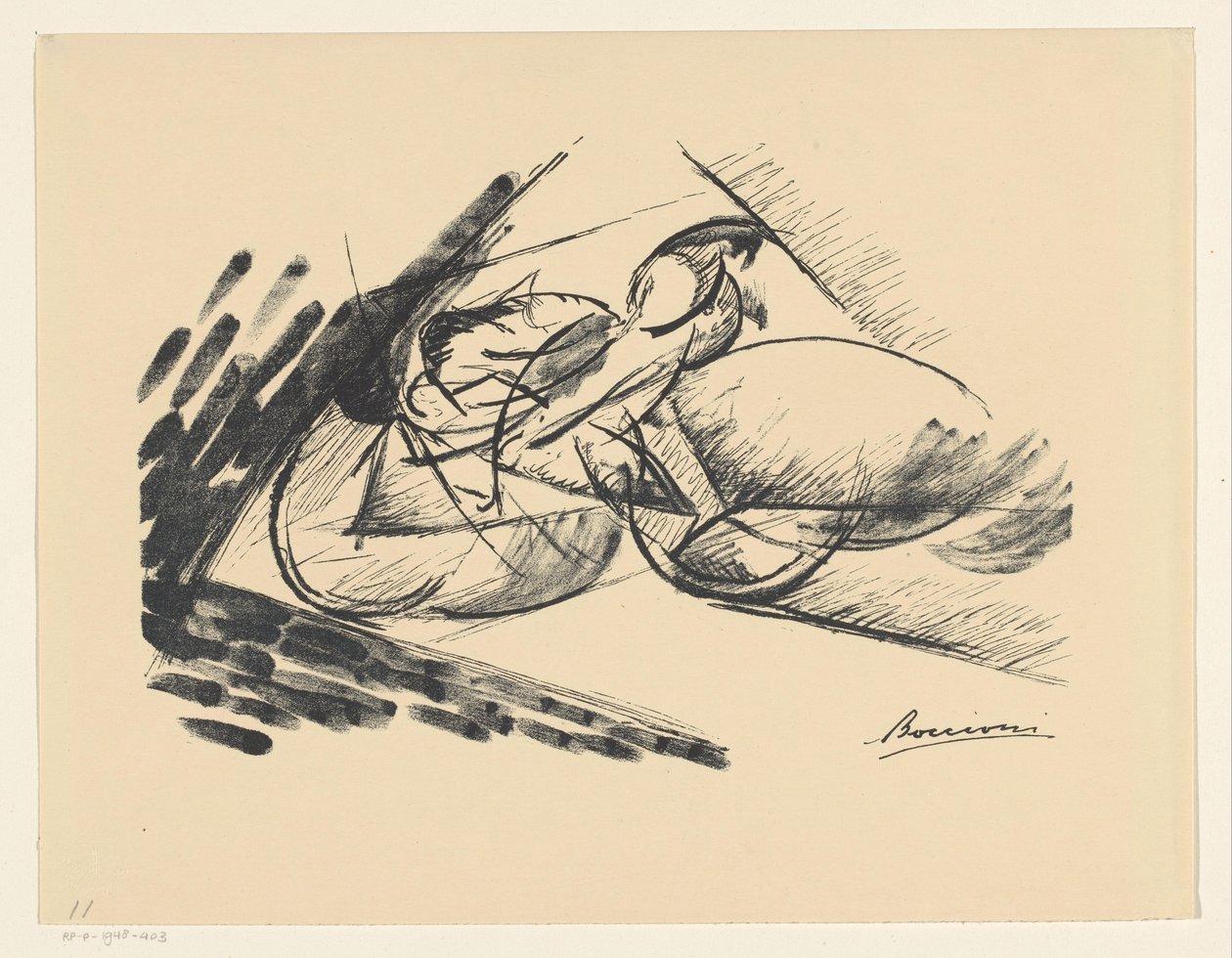 Névtelen (sebesség) alkotó: Umberto Boccioni