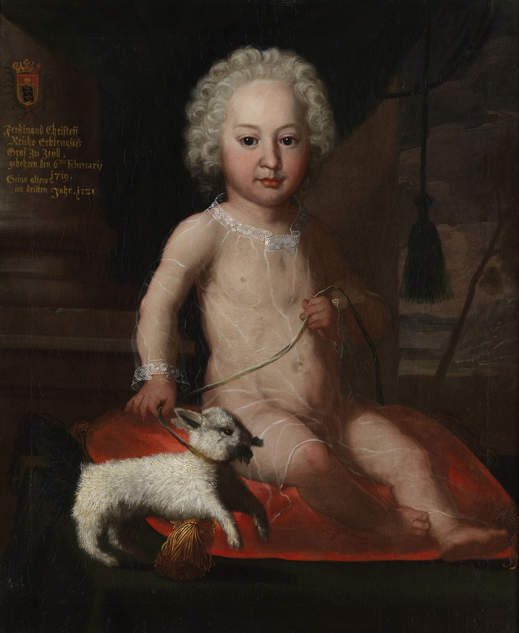 Ferdinand Christoph von Waldburg-Zeil gyermekportréja (* 1719) alkotó: Unbekannt Unbekannt