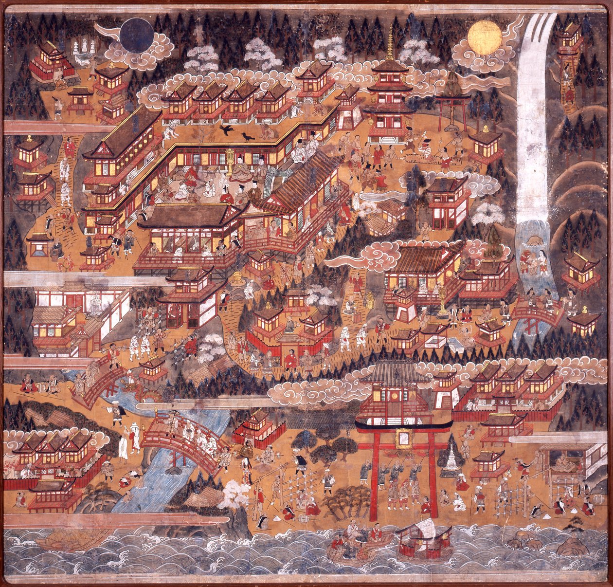 Kumano Nachi Mandala alkotó: Unbekannt Unbekannt