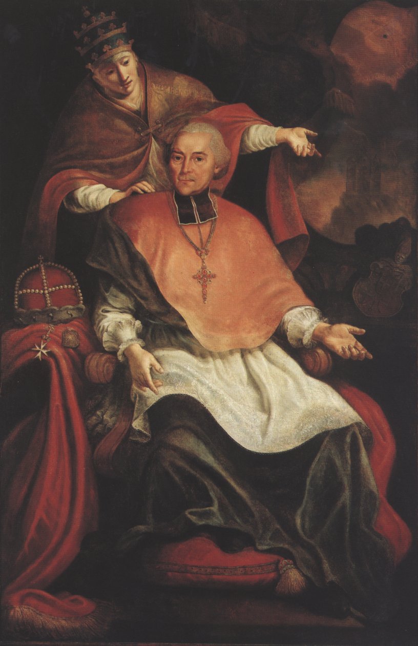 Maximilian Christoph von Rodt, a pápaság allegóriájával. alkotó: Unbekannt Unbekannt