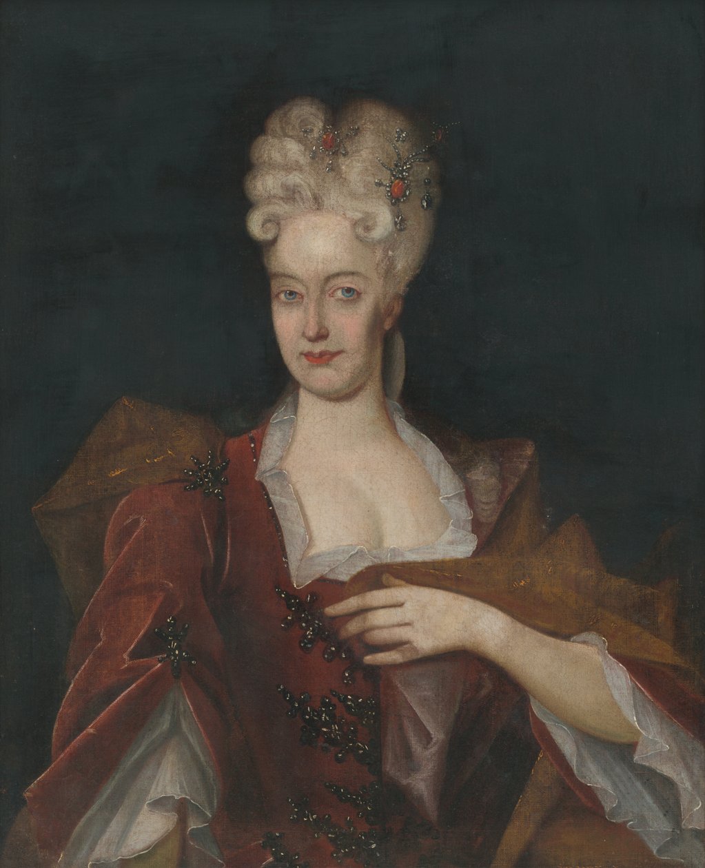 II. Rákóczi feleségének képmása. Amalia Charlotte Hesse-Reinfelss alkotó: Unbekannt Unbekannt
