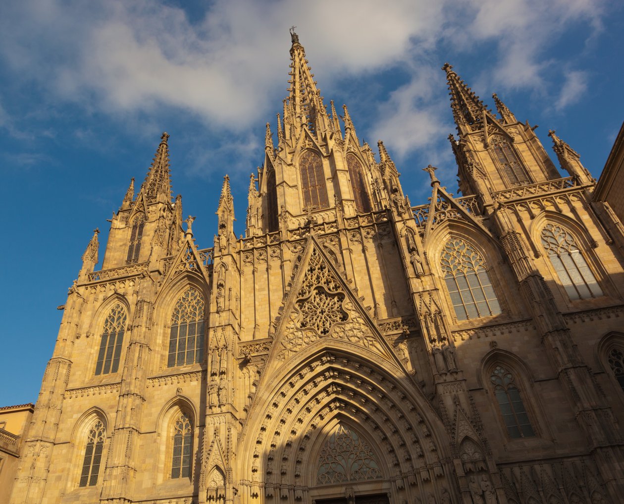 Barcelona, Spanyolország. A gótikus katedrális. alkotó: Unbekannt Unbekannt