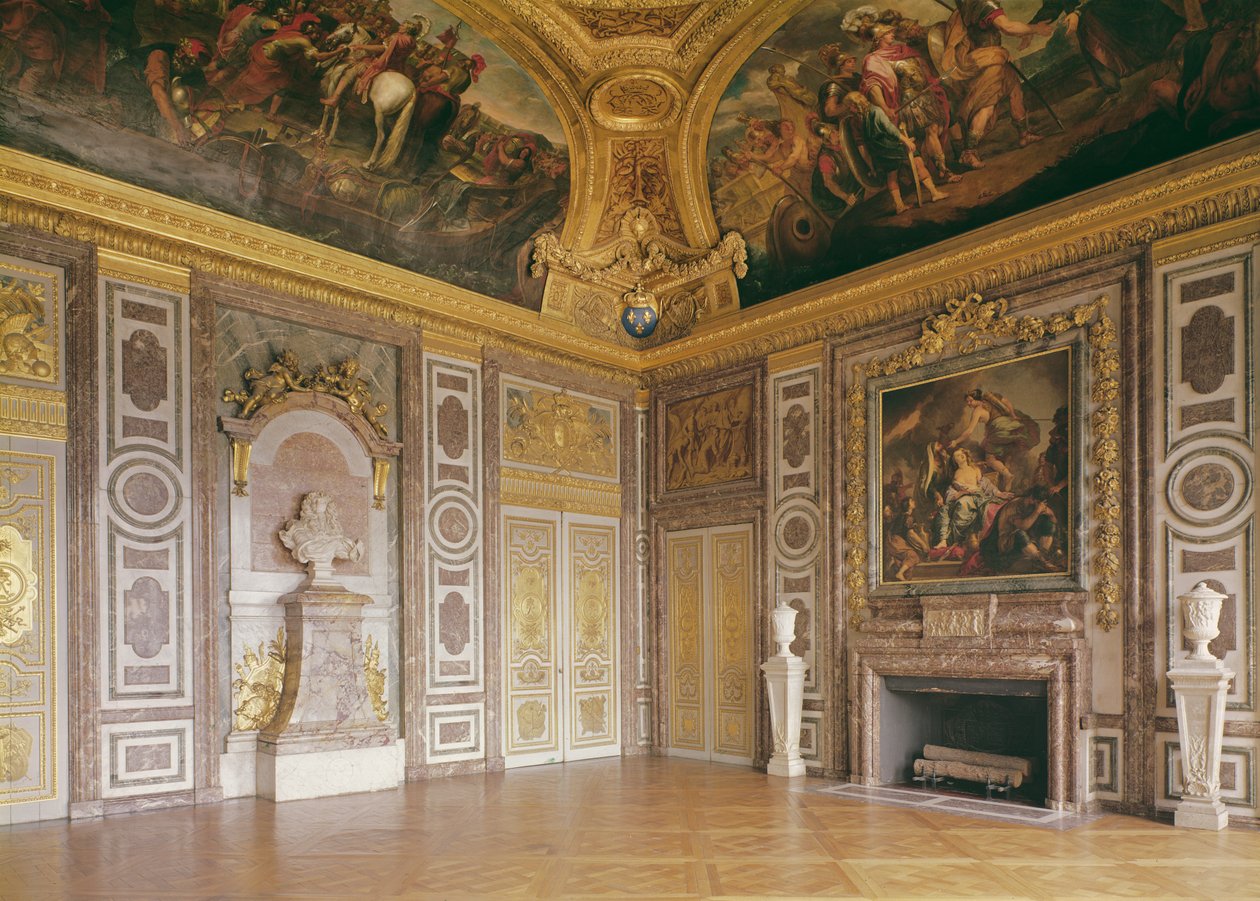 A Versailles-i kastély (Diane szalonja) belső képe, 1672-82 alkotó: Unbekannt Unbekannt