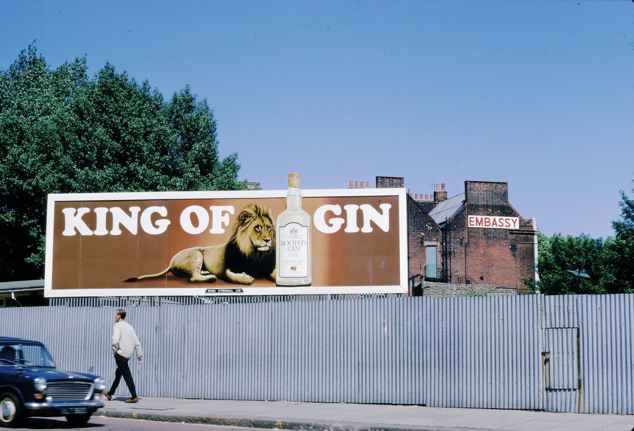 King of Gin, Swiss Cottage, 1967 alkotó: Unbekannt Unbekannt