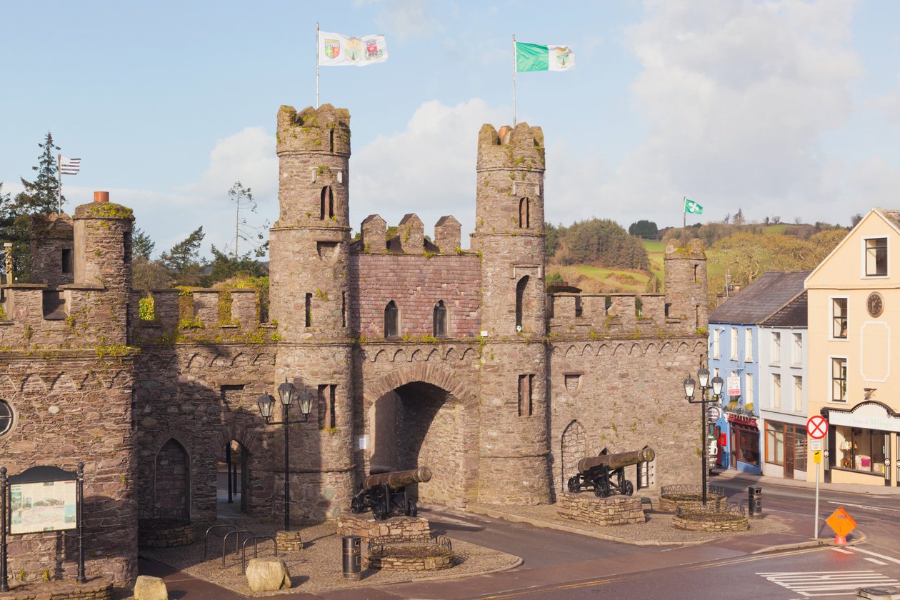 Macroom, West Cork, Írország. A vár alkotó: Unbekannt Unbekannt