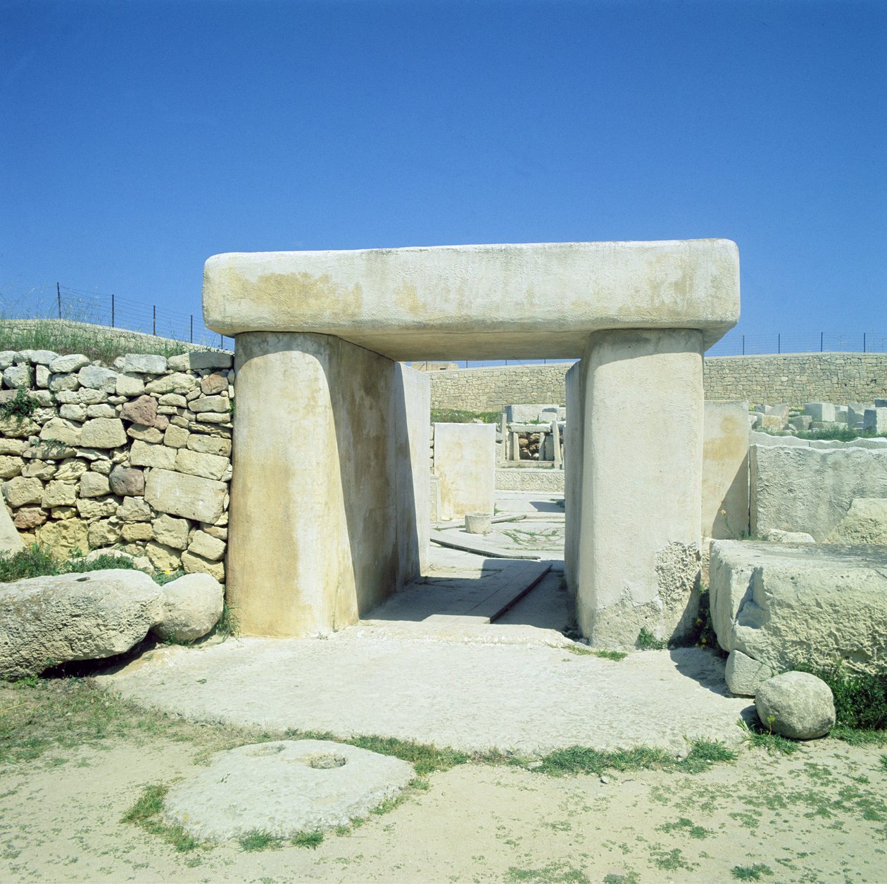 Megalitikus templomlelőhely, Kr.e. 3000-2500 körül alkotó: Unbekannt Unbekannt