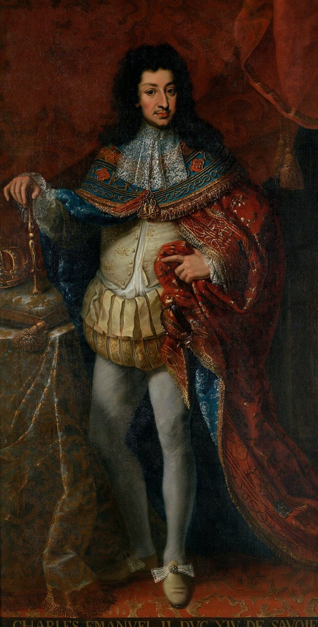 Carlo Emanuele arcképe II alkotó: Unbekannt Unbekannt