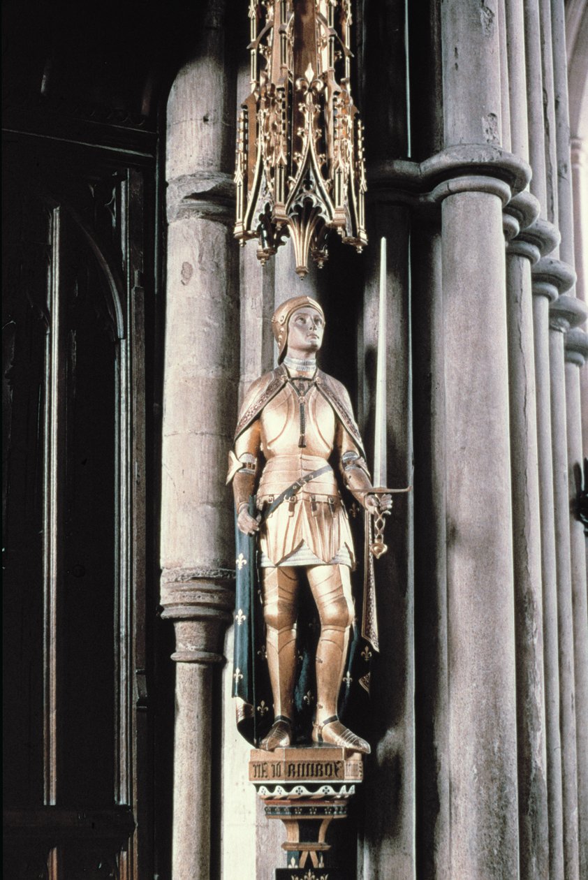 Szent János Ark, Sir Ninian Comper bronzszobra (1864-1960) 1925 alkotó: Unbekannt Unbekannt