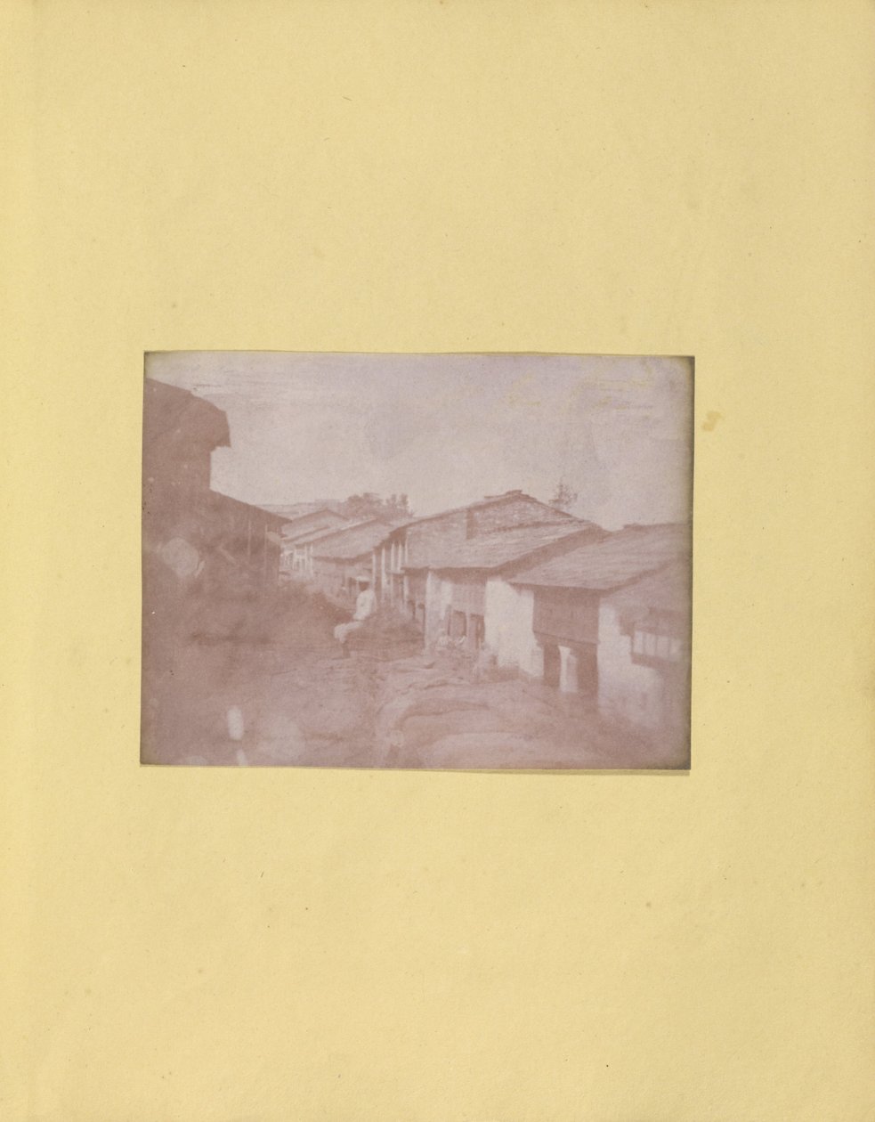 Ismeretlen gyártó, brit, aktív India 1843 körül - (Village Street, valószínűleg Uttar Pradesh, Észak -India) alkotó: Unbekannt Unbekannt