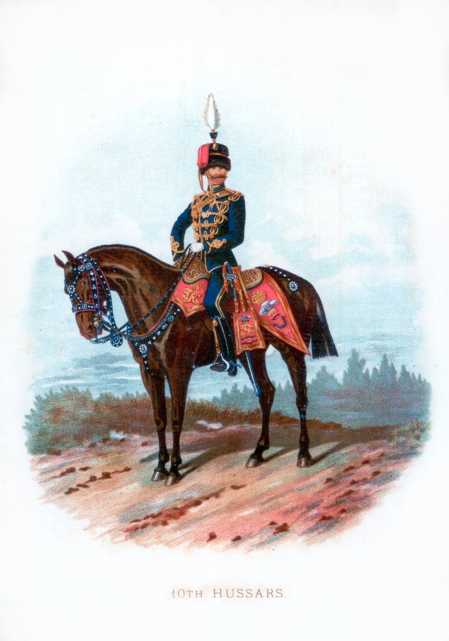 10. huszárok, 1889 alkotó: Unbekannt