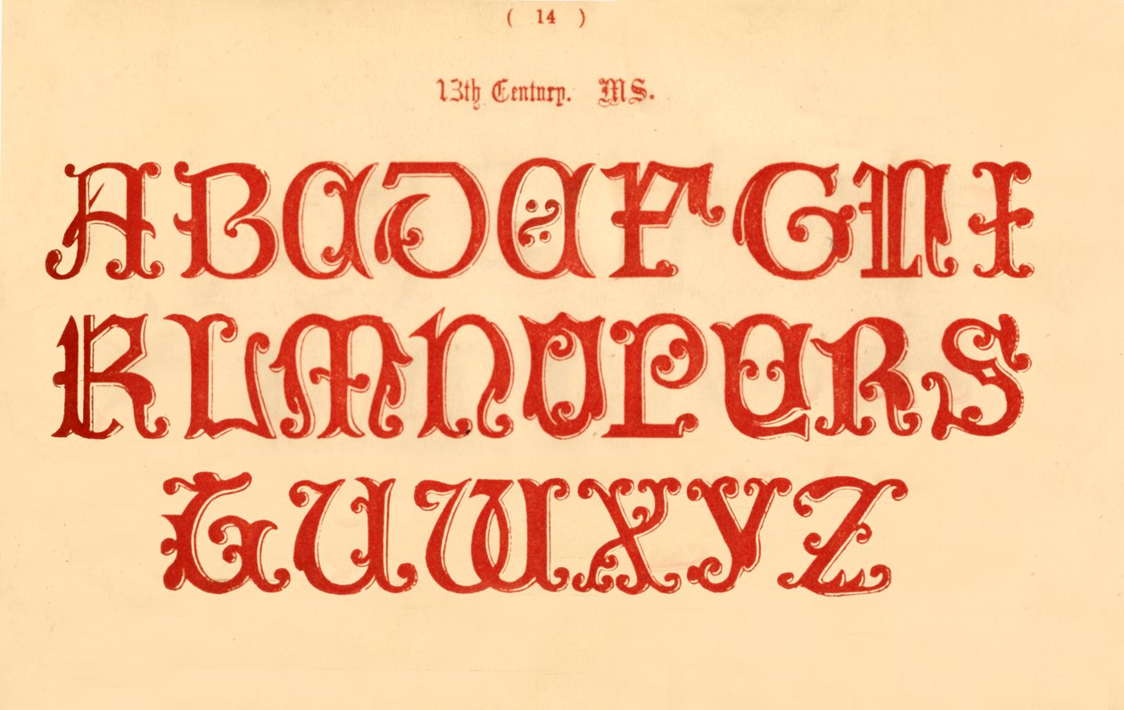 13. Század. MS., 1862 alkotó: Unbekannt