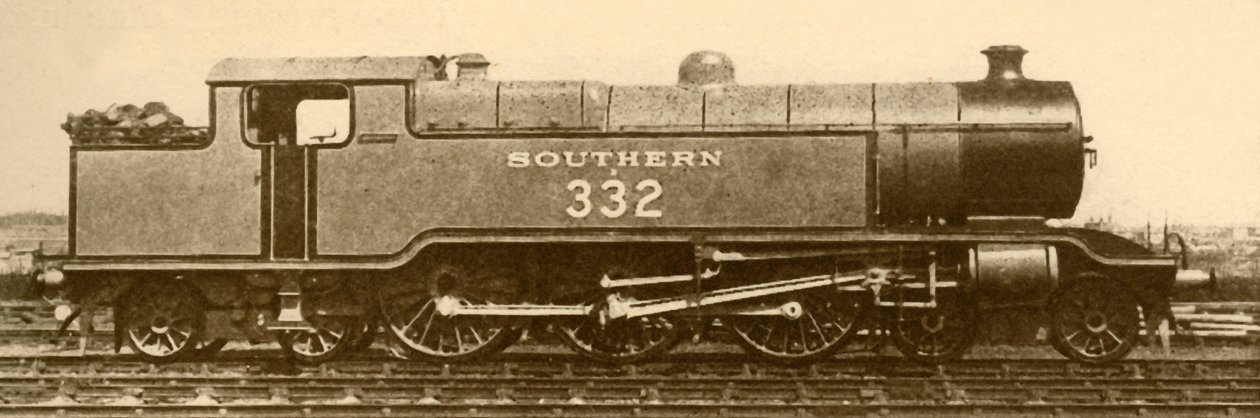 4-6-4 Baltic Tank Engine, Déli Vasút, 1930. alkotó: Unbekannt