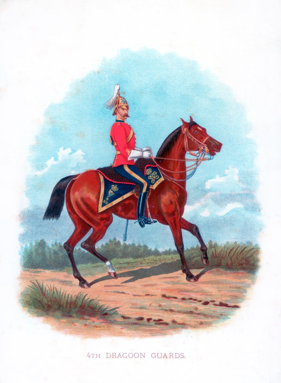 4. dragonyos gárda, 1888 alkotó: Unbekannt