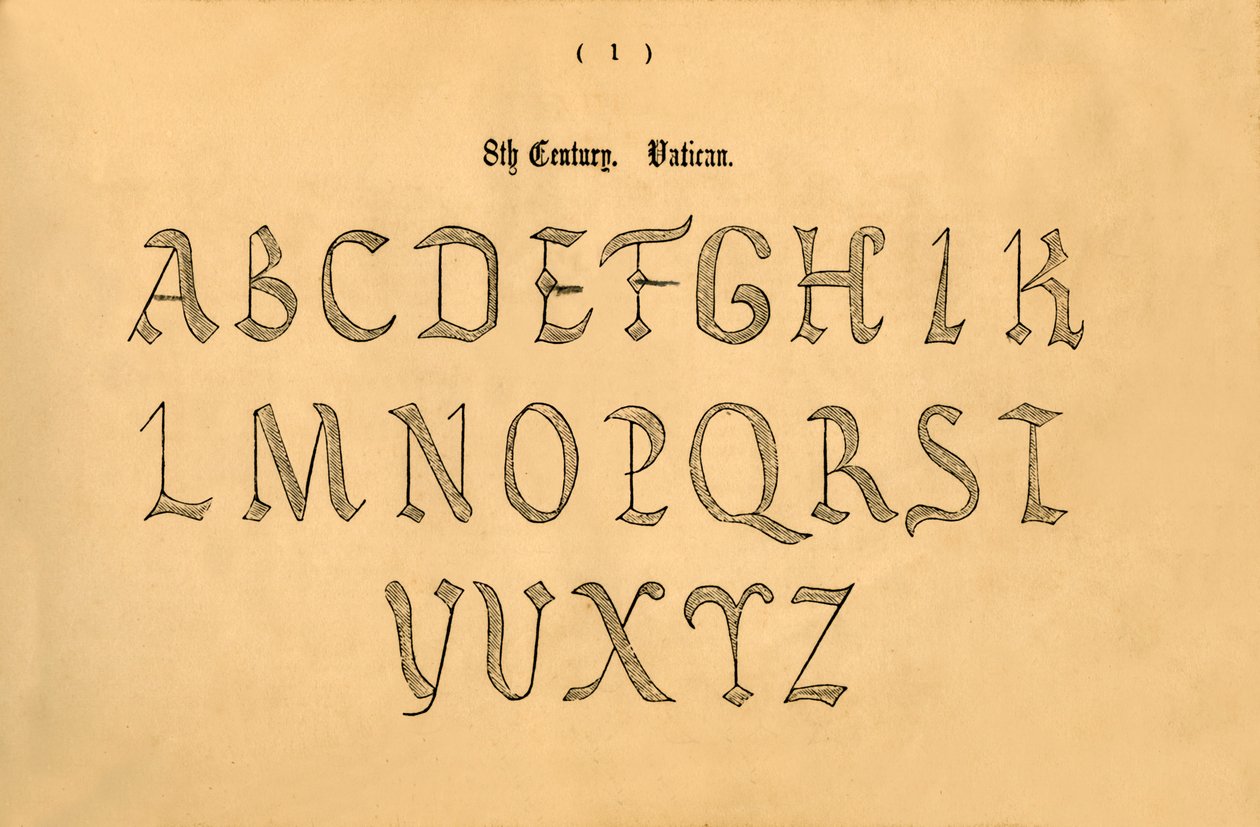 8. Század. Vatikán, 1862 alkotó: Unbekannt