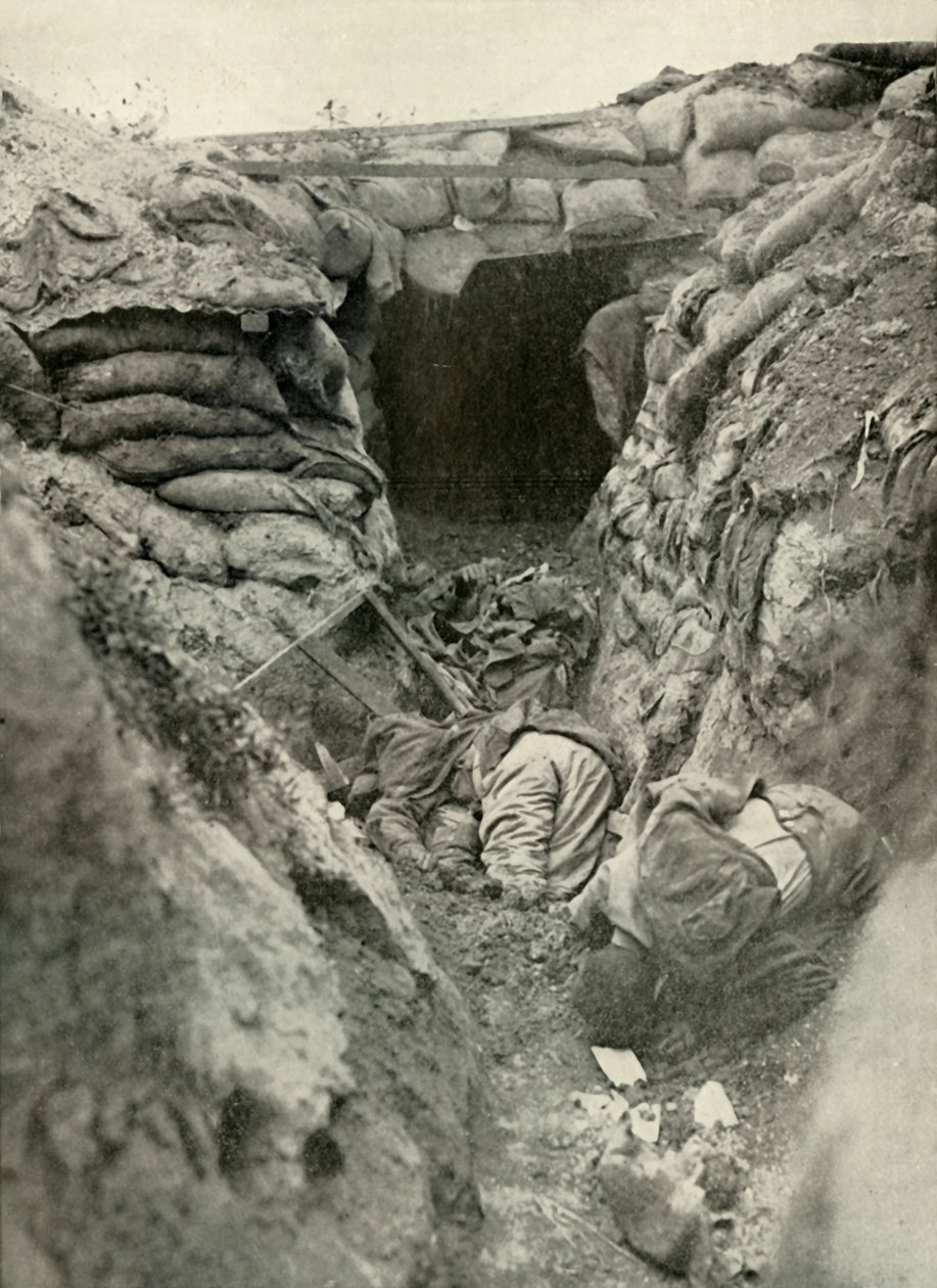 Egy elfoglalt német árok, 1919. alkotó: Unbekannt