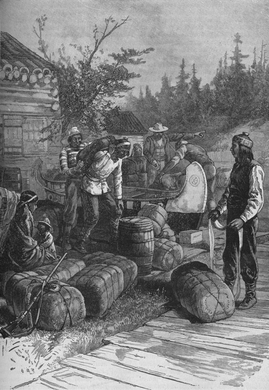 A Hudson Bay Companys Posta, 1902 alkotó: Unbekannt
