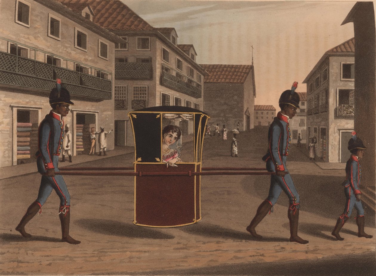 Egy hölgy látogatóba megy, 1816. alkotó: Unbekannt